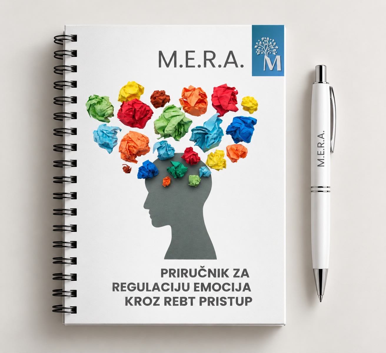 Štampani priručnik M.E.R.A. sa M.E.R.A. hemijskom olovkom